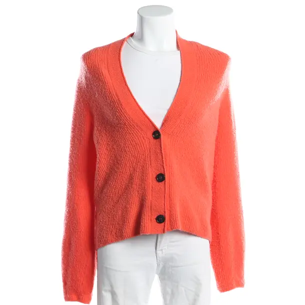Cardigan, in Orange, Wool, Marc Cain