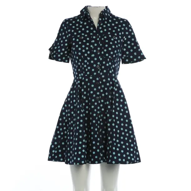 Dress, in Navy, Cotton, Miu Miu