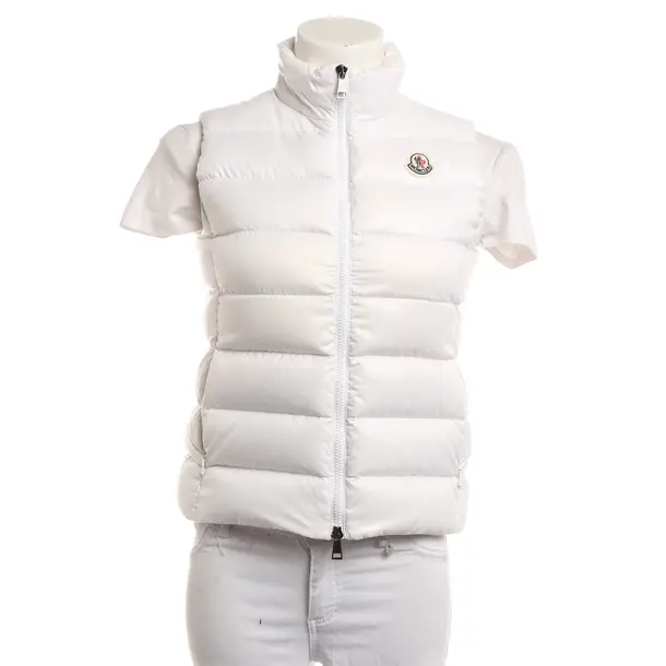 Gilet, in Bianco, Poliammide, Moncler