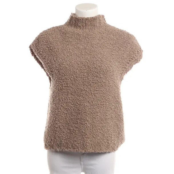 Sweater Vest, in Brown, Wool, Grace