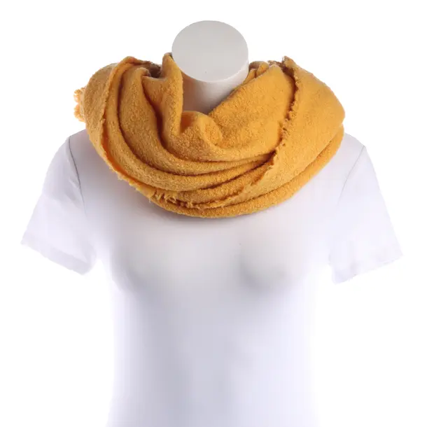Scarf, in Orange, Wool, Faliero Sarti