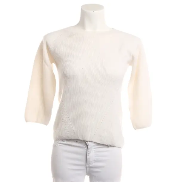 Jumper, in Cream, Wool, Herzensangelegenheit