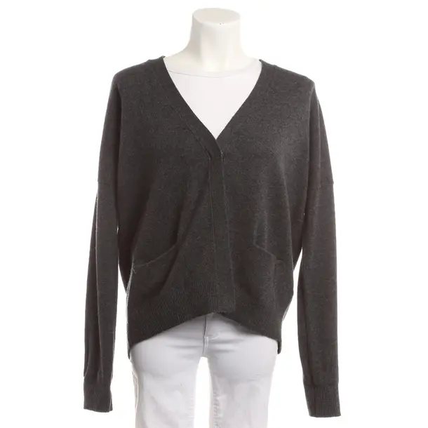 Cardigan, in Grigio scuro, Lana, Hugo Boss Etichetta Nera