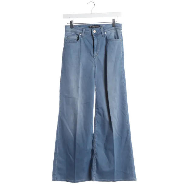 Straight Fit Jeans, in Blue, Cotton, Raffaello Rossi
