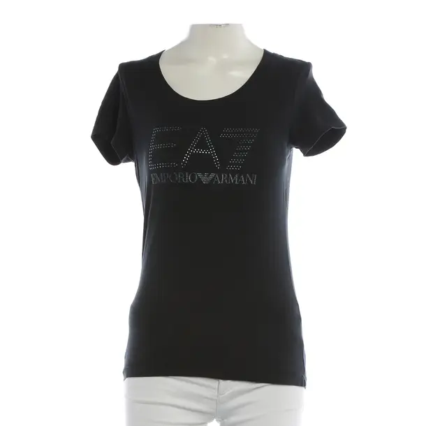 Shirt, in Navy, Cotton, Emporio Armani