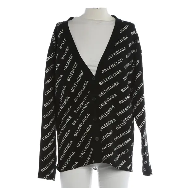 Cardigan, in Black, Cotton, Balenciaga