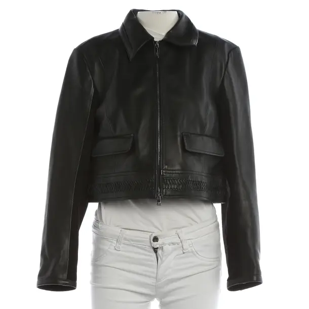 Sommerjacke, in Schwarz, Leder, Marc Cain