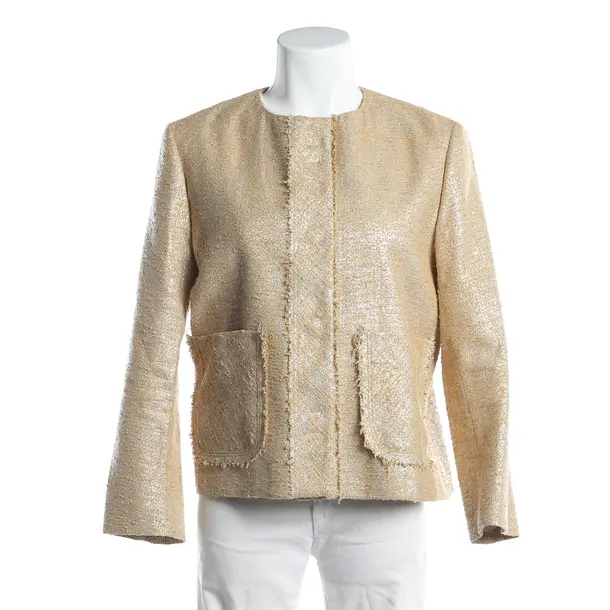 Blazer, in Oro, Cotone, Lis Lareida
