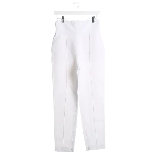 Pants, in White, Cotton, Alexandre Vauthier