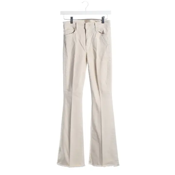 Jeans svasati, in Beige, Cotone, Madre