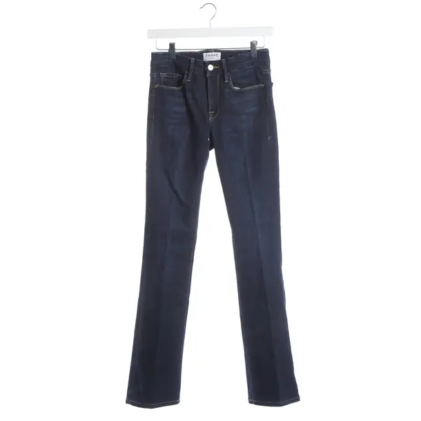 Jeans Flared, in Navy, Baumwolle, Frame