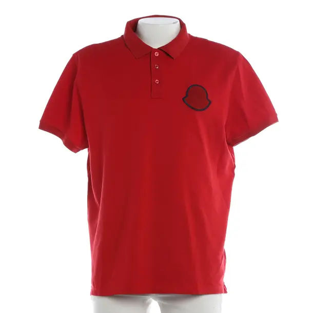 Polo Shirt, in Red, Cotton, Moncler