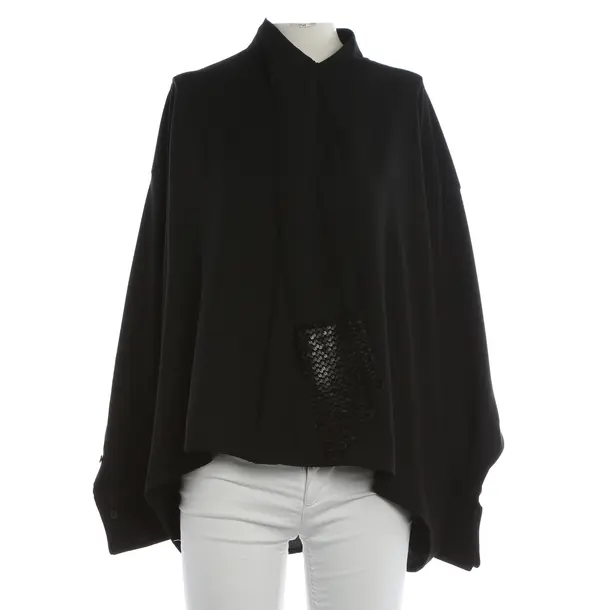 Camicetta, in Nero, Seta, Balenciaga