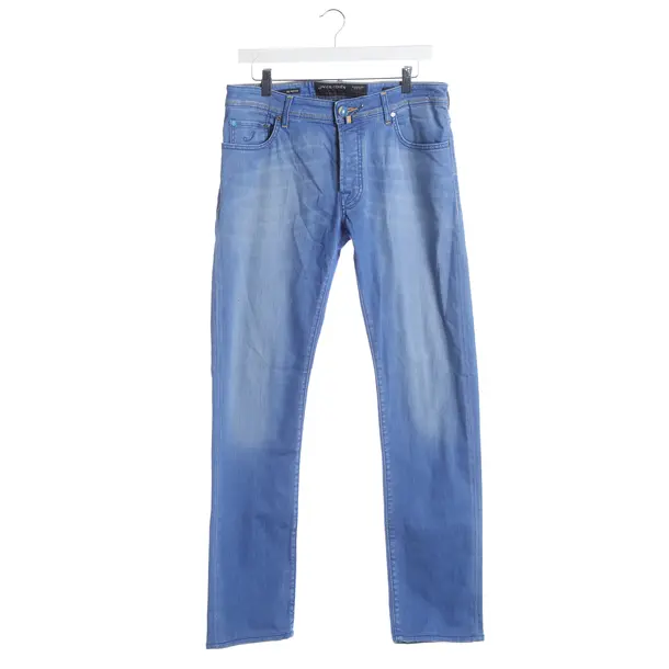 Slim Fit Jeans, in Blue, Cotton, Jacob Cohen
