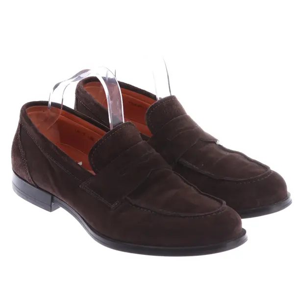 Loafers, in Brown, Santoni