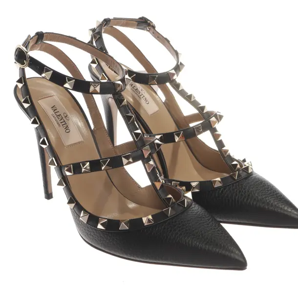 Slingbacks, in Schwarz, Valentino