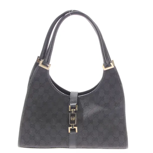 Shoulder Bag, in Black, Cotton, Gucci