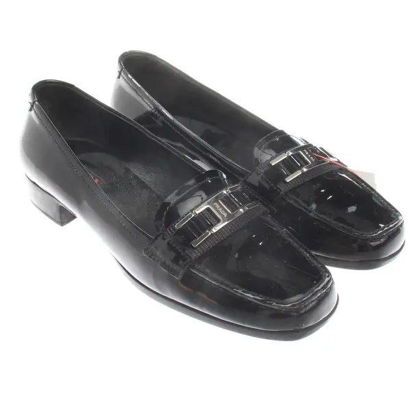 Loafers, in Black, Prada Linea Rossa