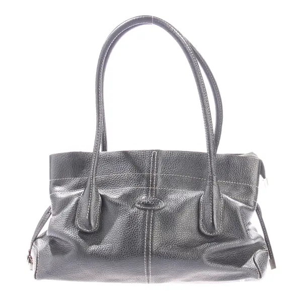 Schultertasche, in Schwarz, Leder, Tod´s
