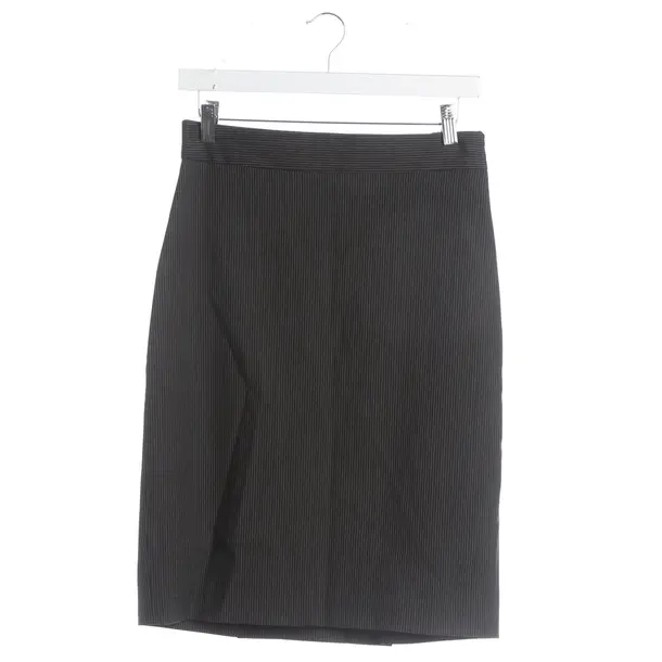 Skirt, in Dark Gray, Wool, Paul Smith