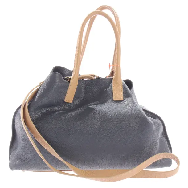 Shopper, in Grigio scuro, Pelle, Akris
