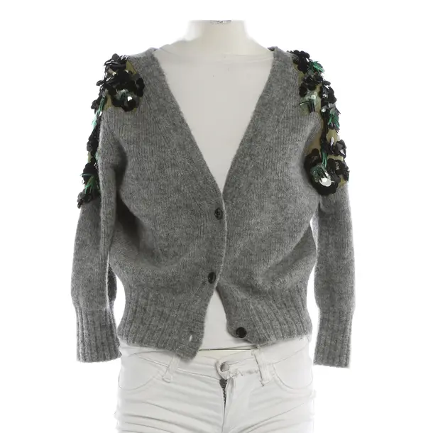 Cardigan, in Gray, Wool, Dorothee Schumacher