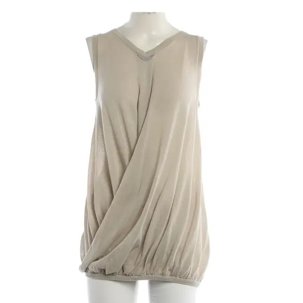 Top, in Beige, Cotton, Brunello Cucinelli
