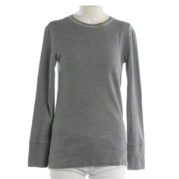 Long Sleeve Shirt, in Gray, Cotton, Brunello Cucinelli
