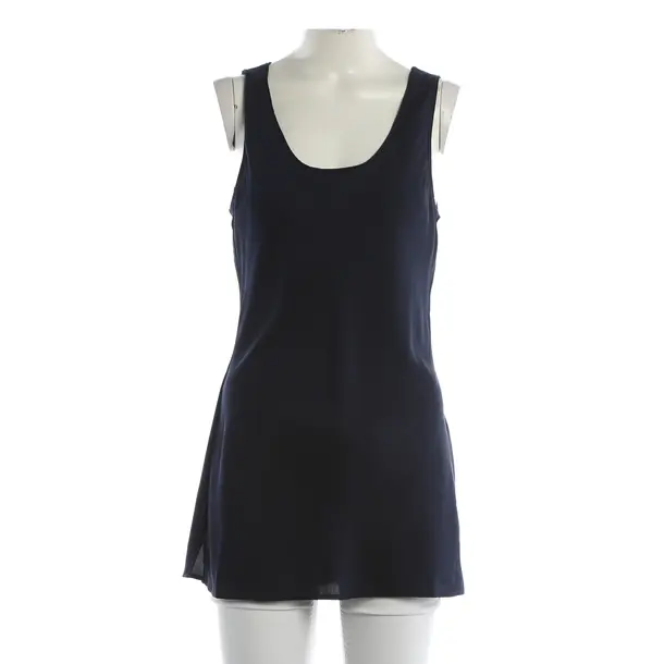 Top, in Navy, Silk, Repeat