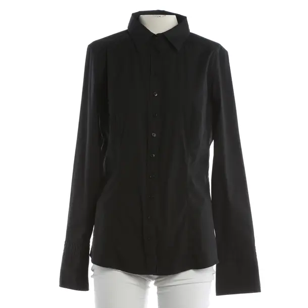 Bluse, in Schwarz, Baumwolle, Van Laack