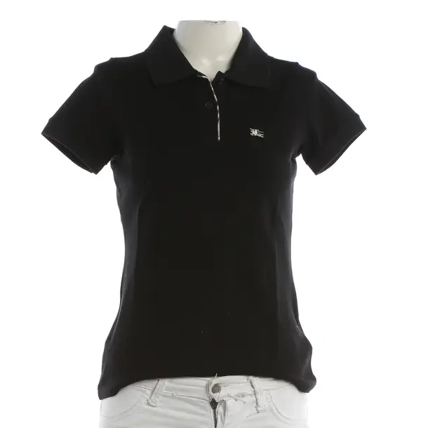 Polo, in Nero, Cotone, Burberry