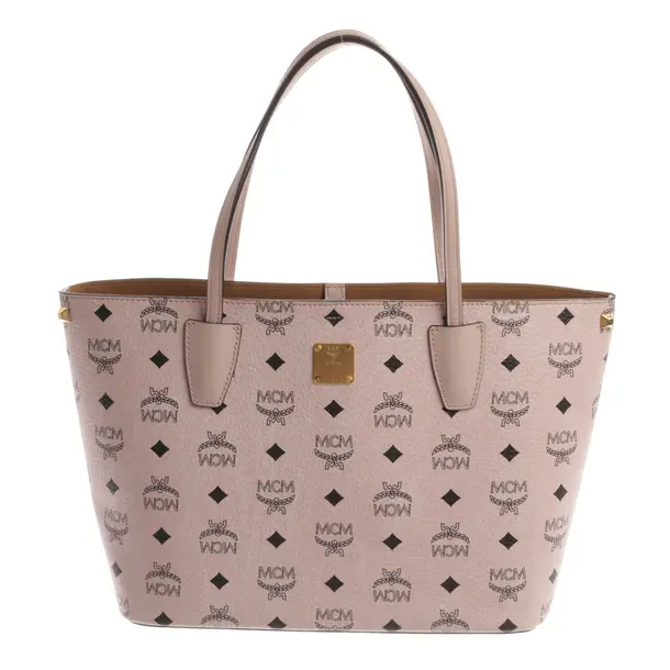 Shopper Bag, in Light Pink, Leather, MCM