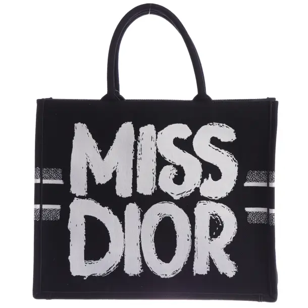 Shopper, in Schwarz, Baumwolle, Dior