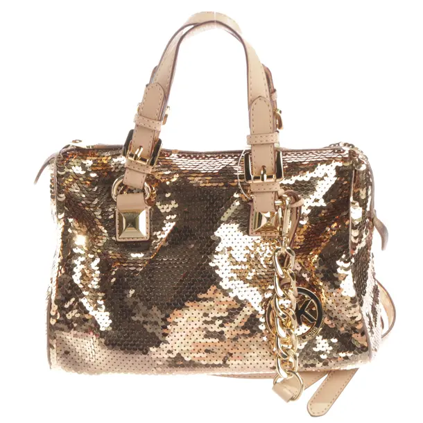 Handbag, in Gold, Polyester, Michael Kors