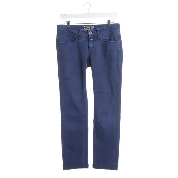 Straight Fit Jeans, in Blue, Cotton, Closed
