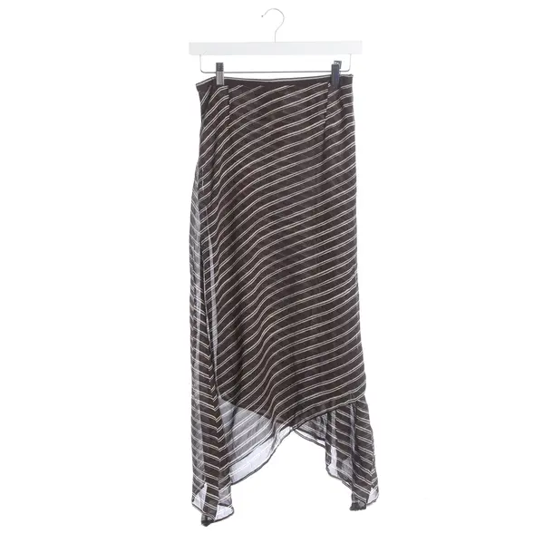 Rock, in Braun, Seide, Max Mara