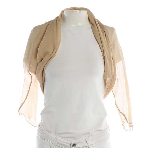 Bolero, in Light Brown, Silk, Max Mara
