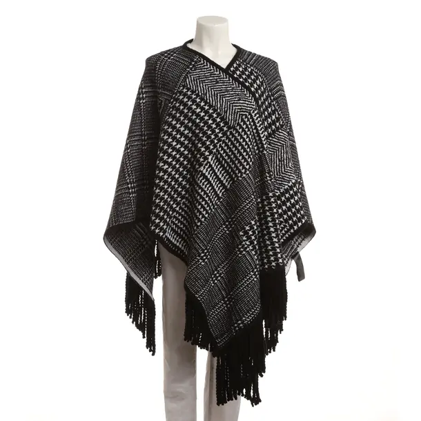 Poncho, in Nero, Lana, Ermanno Scervino