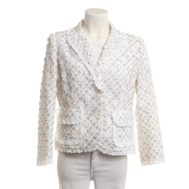 Blazer, in Bianco, Cotone, Michael Kors