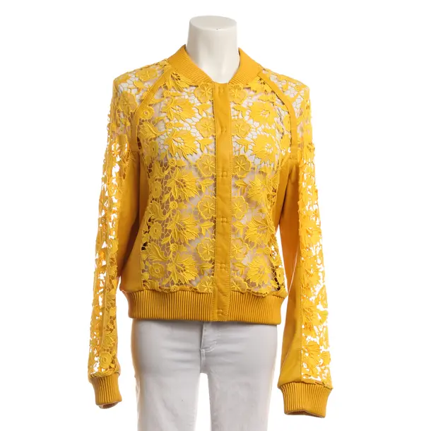 Giacca in pelle, in Giallo, Pelle, Escada