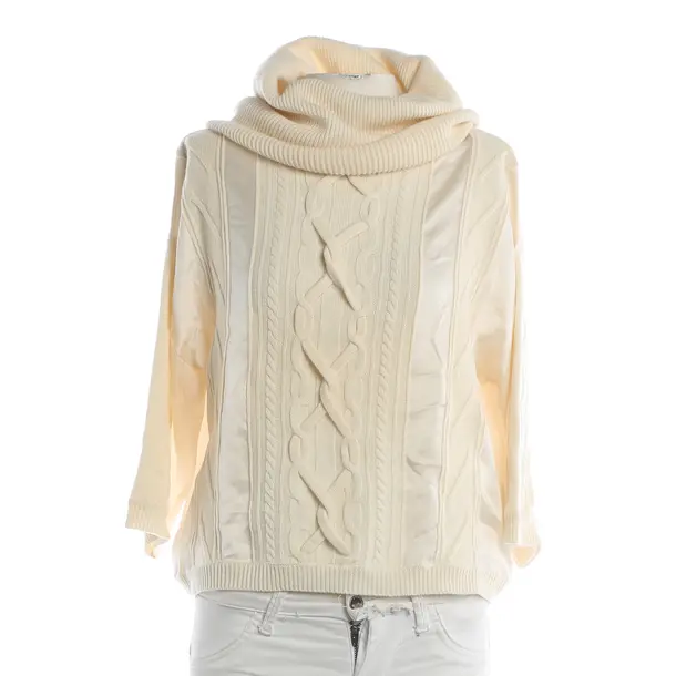 Jumper, in Cream, Silk, Blumarine