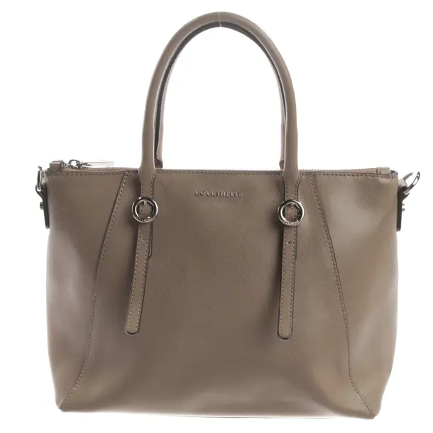 Handbag, in Beige, Leather, Coccinelle