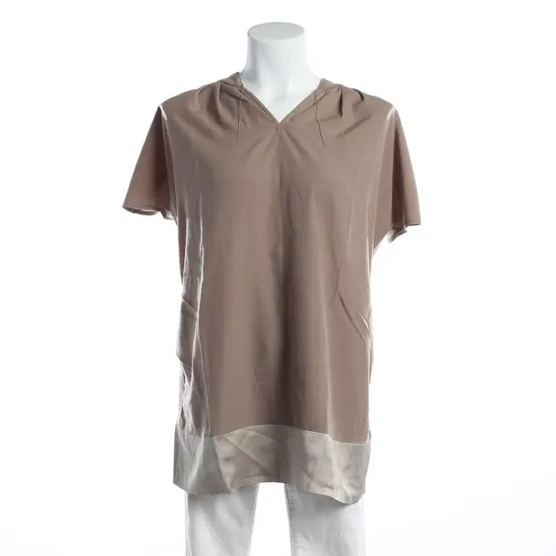 Shirt, in Light Brown, Wool, Fabiana Filippi