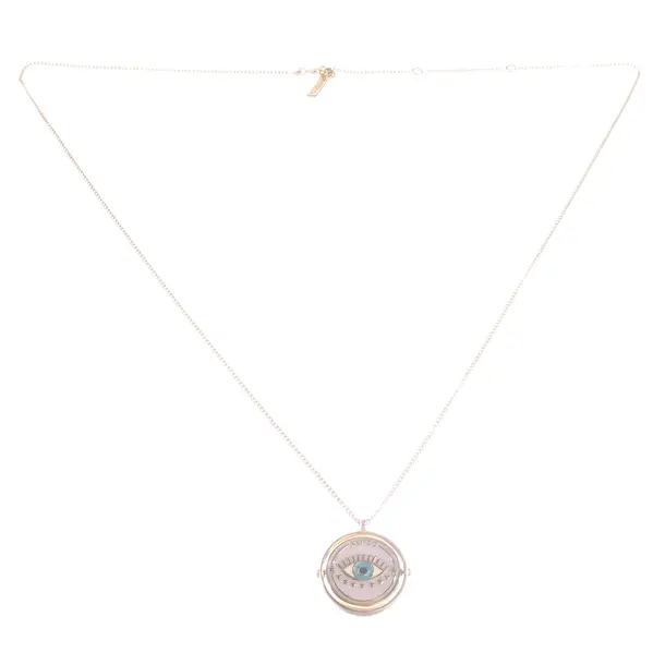 Halskette, in Gold, Metall (metallisch, metallisiert), Kenzo