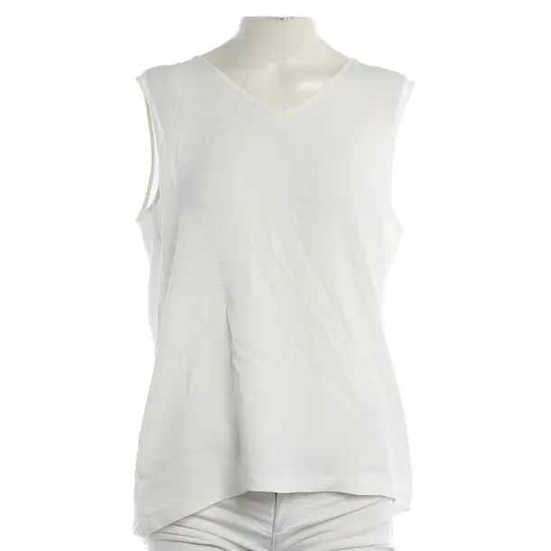 Top, in White, Viscose, Fabiana Filippi