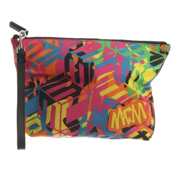Cosmetic Bag, in Multicolored, Polyester, MCM