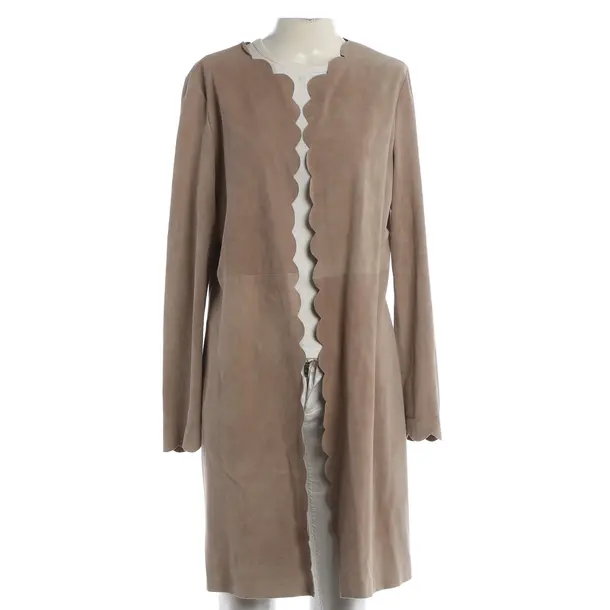 Leather Coat, in Brown, Leather, Steffen Schraut