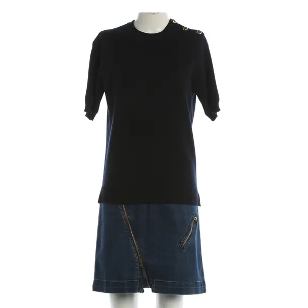 Dress, in Navy, Cotton, Louis Vuitton