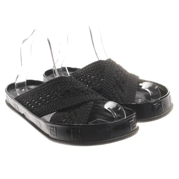 Sandali, in Nero, Fendi
