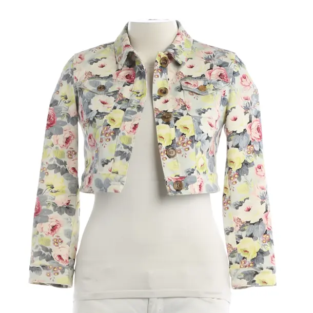 Denim Jacket, in Multicolored, Cotton, Miu Miu